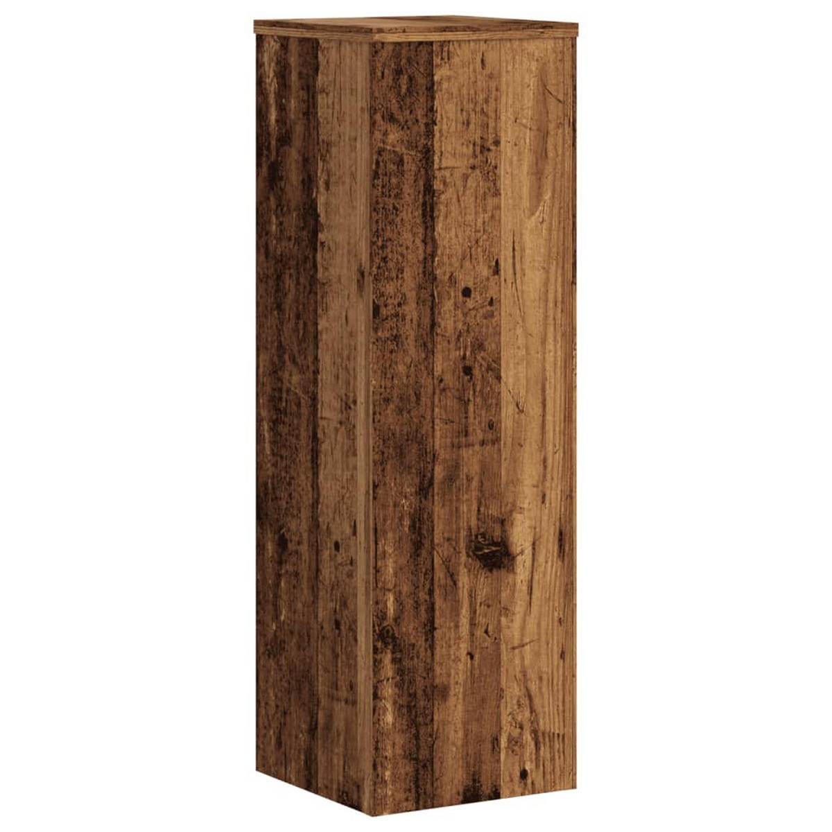 PFLANZENSTÄNDER 2er Set Altholz-Optik 25/25/80 Cm Holzwerkstoff - Braun, Holzwerkstoff (25/80/25cm) - vidaXL
