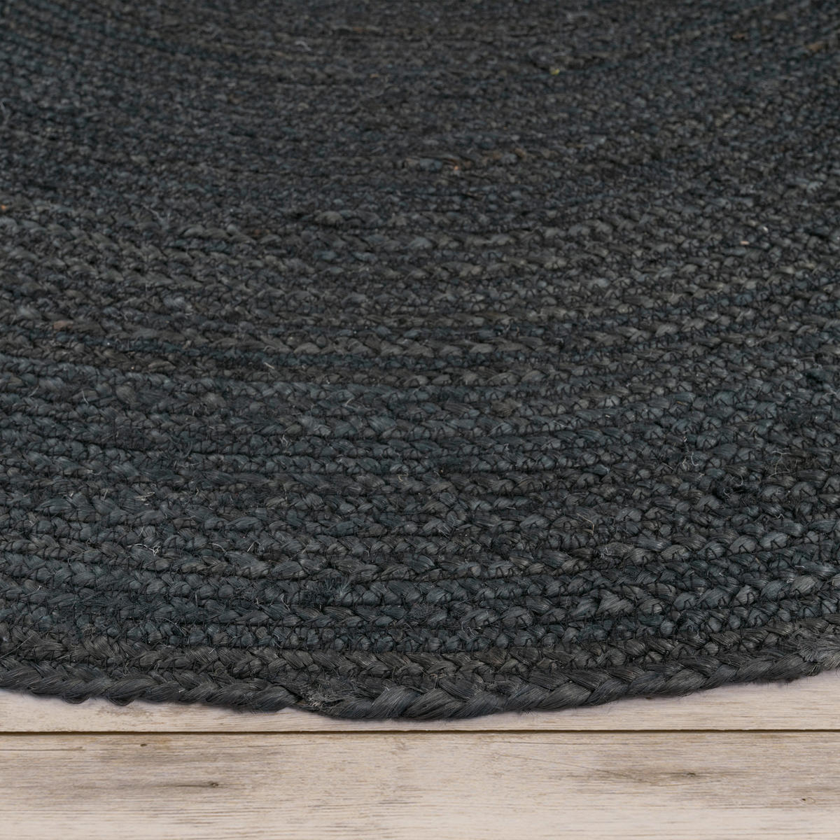 HOCHFLORTEPPICH 160/160 cm Viborg 595 - Anthrazit, Textil (160/160cm) - Paco Home