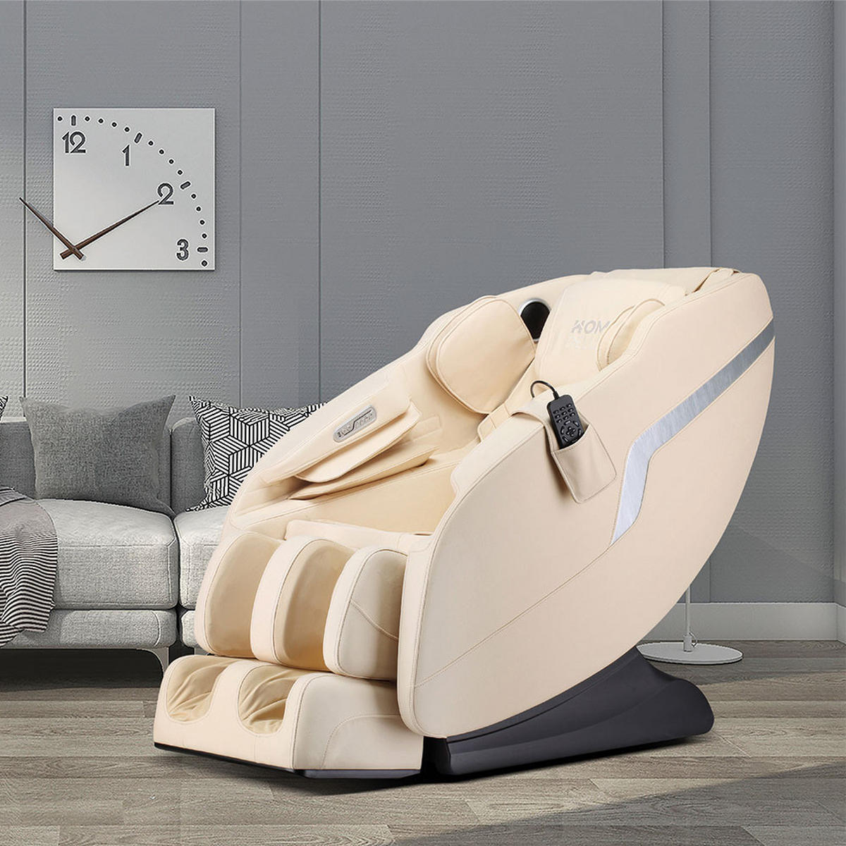 MASSAGESESSEL KELSO - Beige - Beige, Kunststoff (73.5/103/138cm) - Home Deluxe
