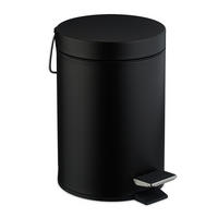 KOSMETIKEIMER - Schwarz, Kunststoff/Metall (17/25/23cm) - Relaxdays