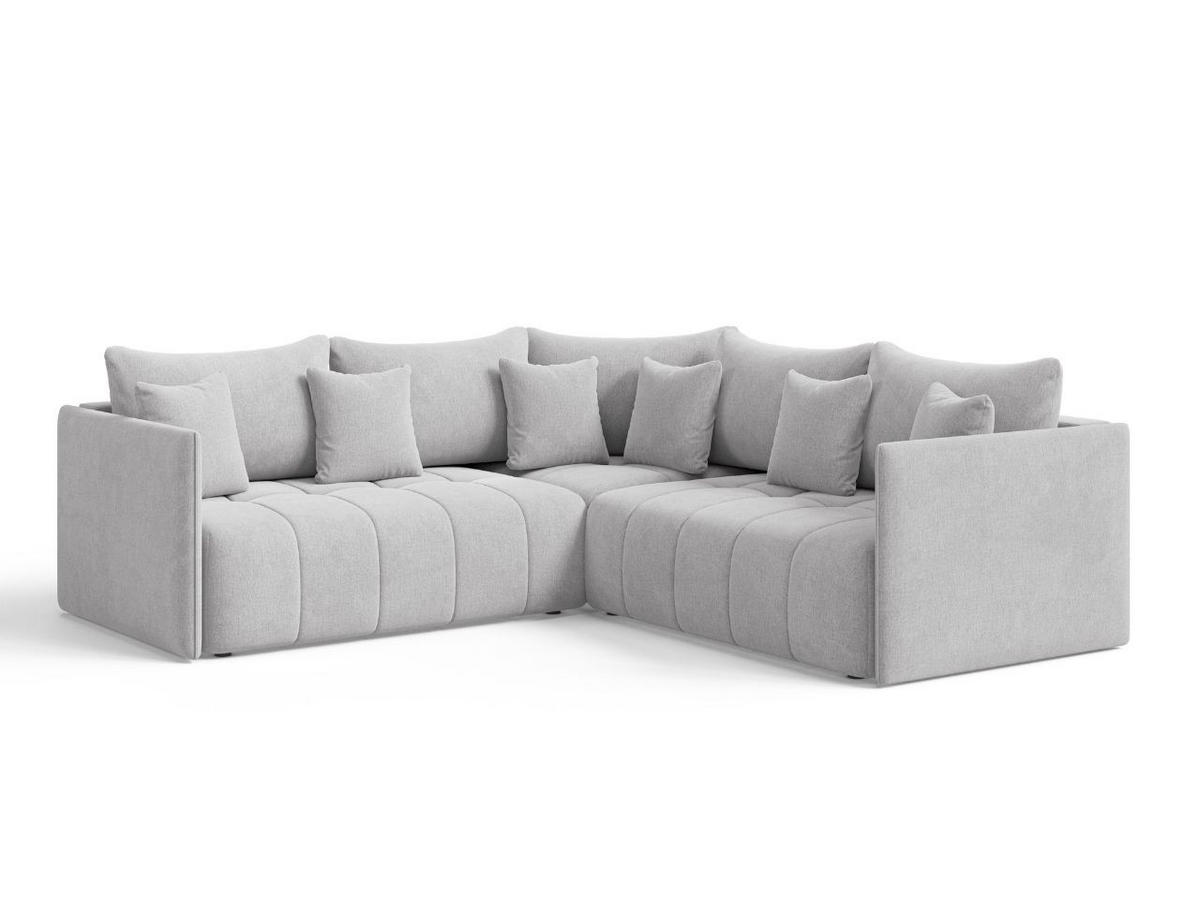 ECKSOFA Ardi Grau - Schwarz/Grau, Holz/Kunststoff (231/231cm) - Graingold