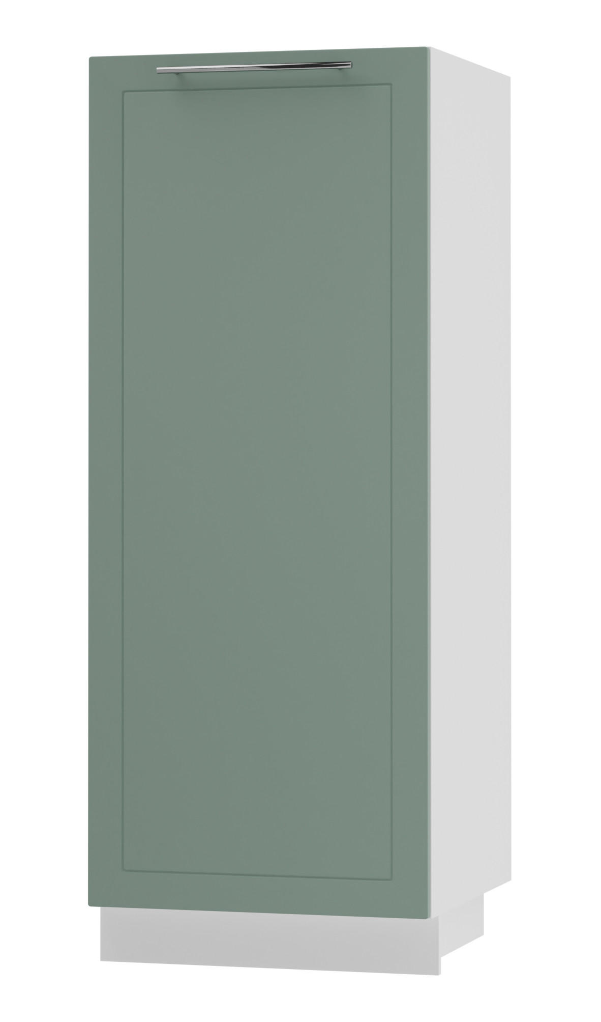 Feldmann-Wohnen Geschirrschrank Mintgrün, Weiß 60x154x59 cm