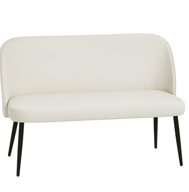 SOFA, 127/63/84,5 cm, metal/drvo bež, 2-sjed - bež, metal (63/84.5/127cm) - BEAOK