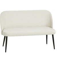 SOFA, 127/63/84,5 cm, metal/drvo bež, 2-sjed - bež, metal (63/84.5/127cm) - BEAOK