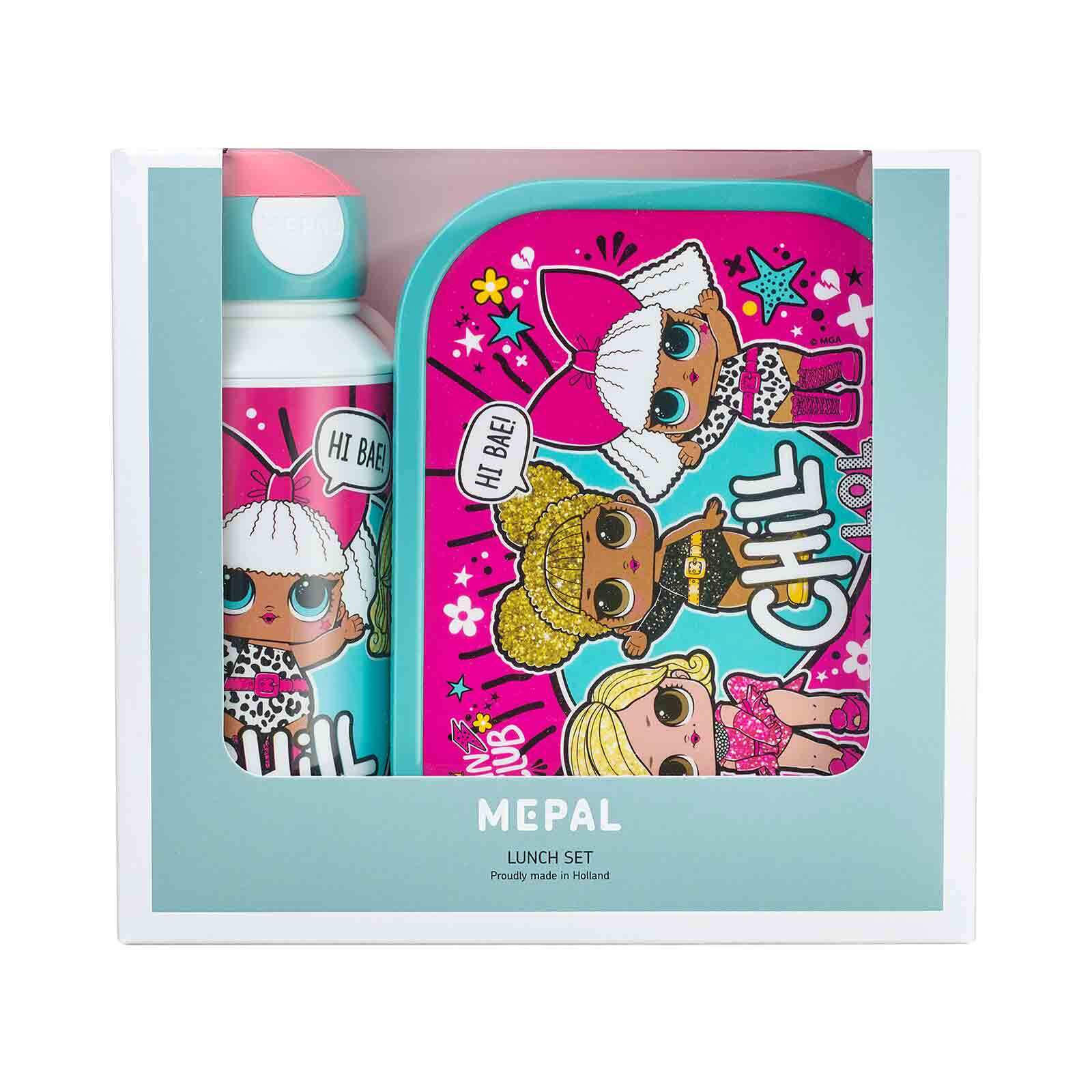 LUNCHSET Campus L.O.L. Surprise 400 ml + 700 ml 2er Set - Türkis/Pink, Kunststoff (7.5/18.8/20.5cm) - Mepal