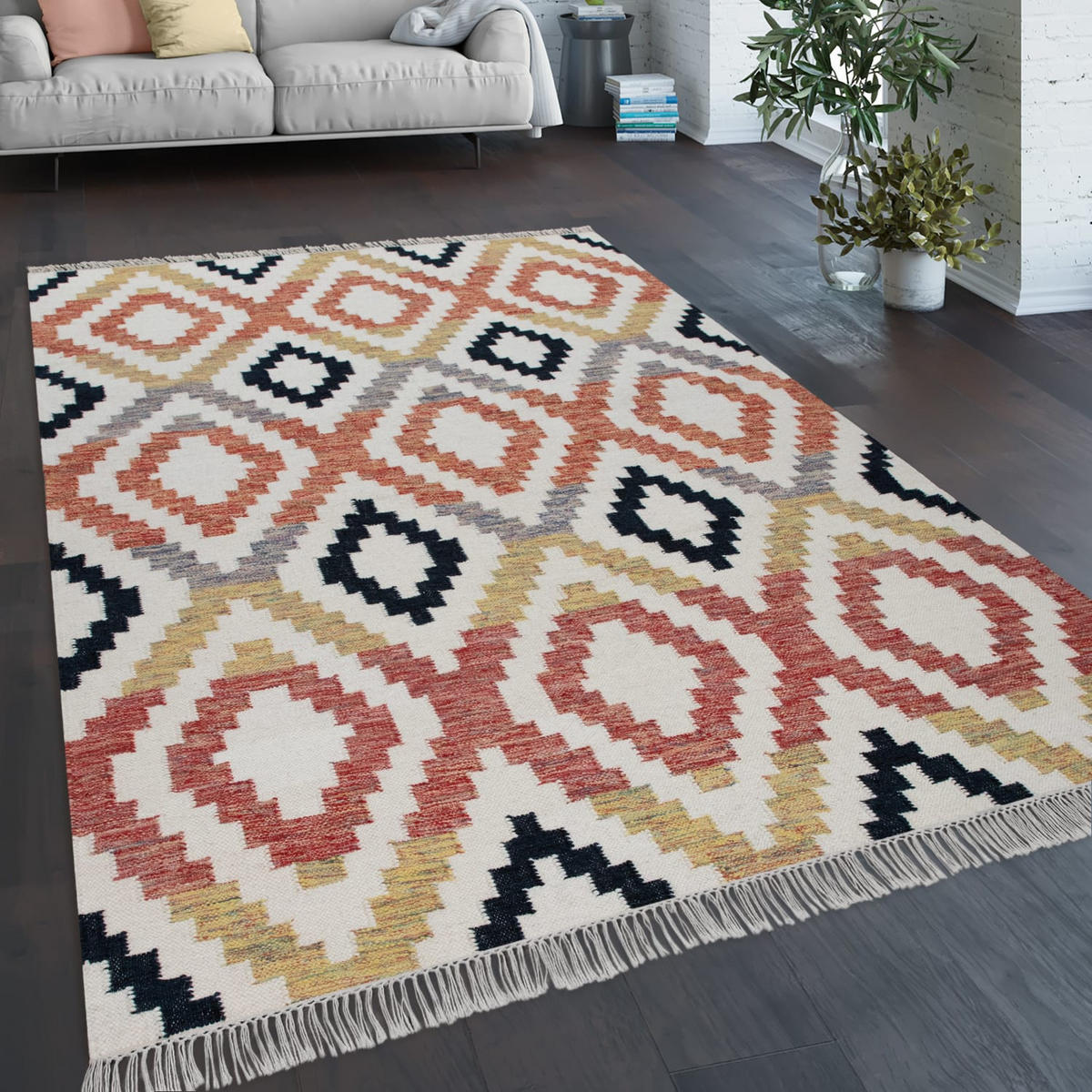 KURZFLORTEPPICH 200/300 cm Kenitra 501 - Multicolor, Naturmaterialien (200/300cm) - Paco Home