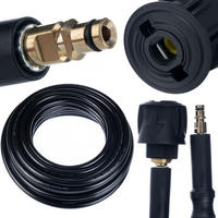SCHLAUCH K2-K7 Verlängerung 15 m, Click Connect, Hochdruck, 200 bar, 60 °C - Multicolor, Kunststoff/Metall (28/8/28cm)