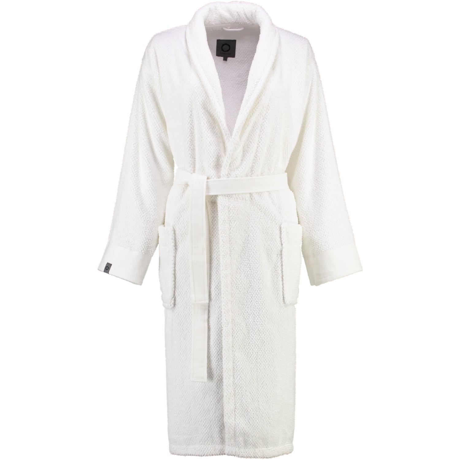 BADEMANTEL UNISEX KIMONO CONNECT UNI WHITE - Weiß, Textil (Snull) - Essenza