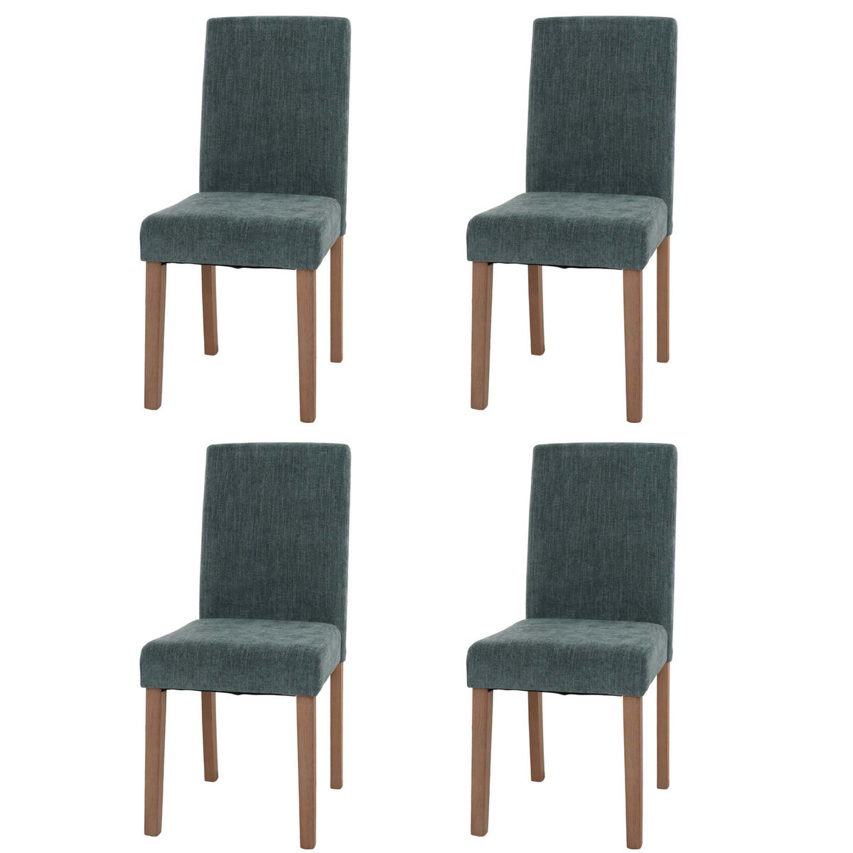 ESSZIMMERSTUHL Grün 4er-Set - Grün, Textil (42/90/50cm) - MCW