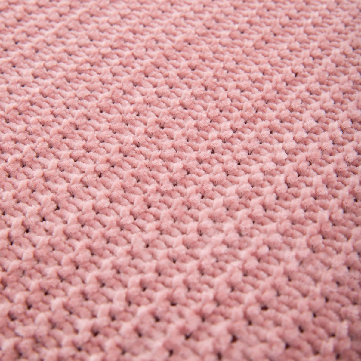 DECKE Chenille rosa 130/170 cm - Rosa, Textil (130/170cm) - Homla