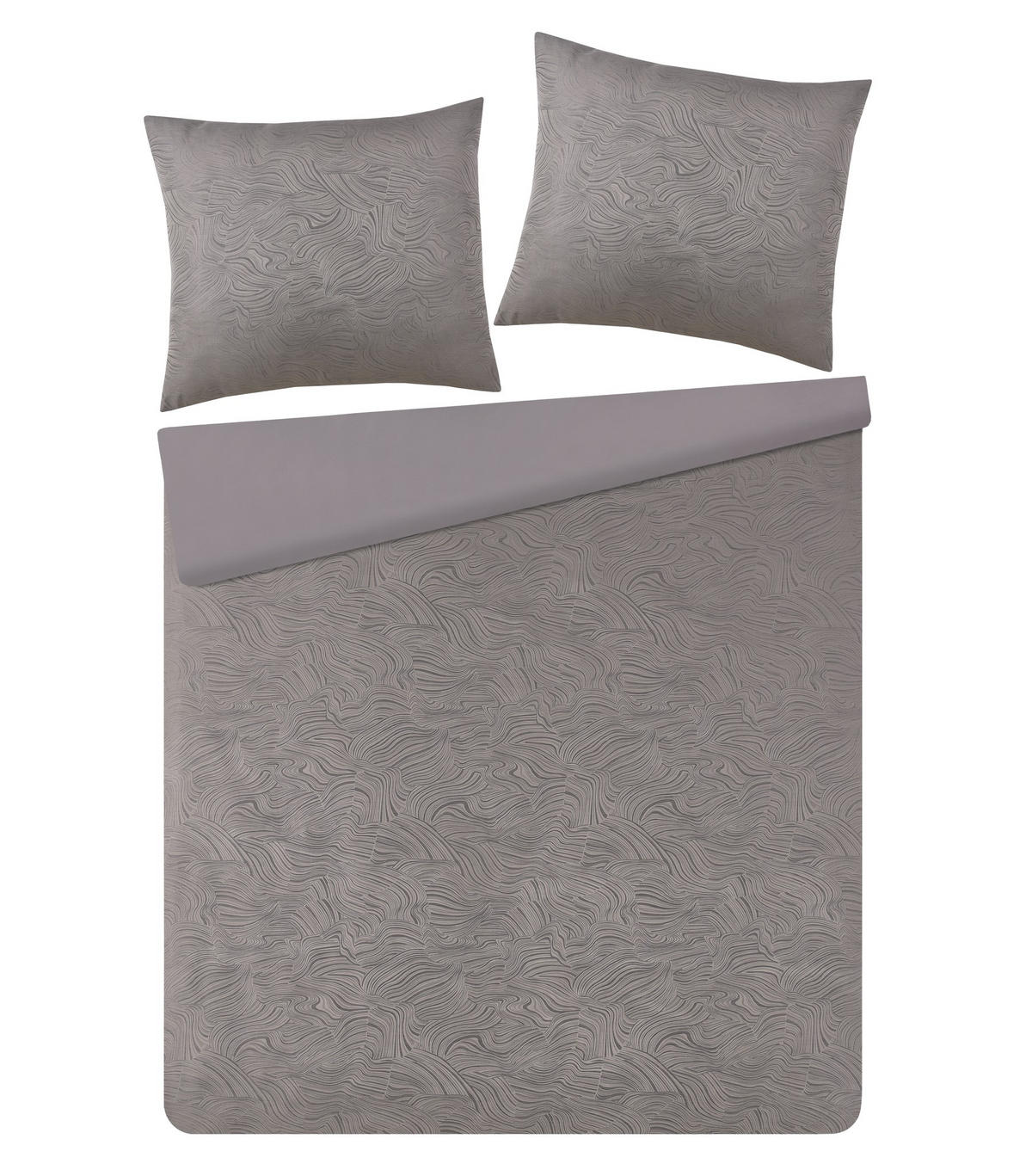 BETTWÄSCHE Linno - Beige, Textil (200/220cm) - home&you