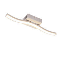 LED DECKENLEUCHTE Nimbus 34.5/7/5.5 cm - Silberfarben, Kunststoff (34.5/7/5.5cm) - ZMH