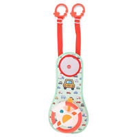 SPIELZEUG Kinderlenkrad Autositz-Spielzeug grün Spiegel, Blinkgeräusche, Motorgeräusche, Kopfstützen-Haken, Lenkrad - Grün, Kunststoff (21/12/31cm) - Lorelli