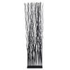 RAUMTEILER WAVE Weidenzweige schwarz - Schwarz, Naturmaterialien (40/170/12cm) - DESIGN DELIGHTS