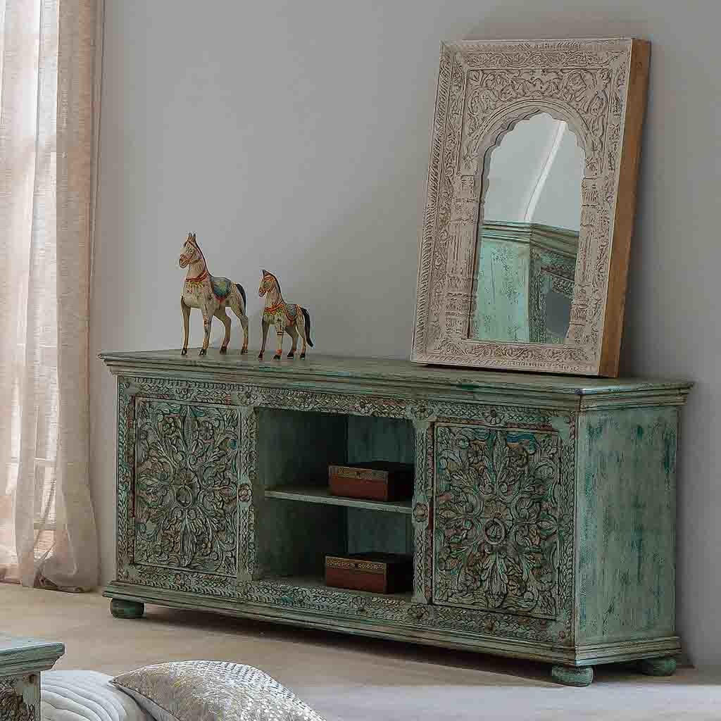 SPIEGEL aus Holz 60x6x87 cm - Weiß, Holz (87/60/6cm) - Wanderlust