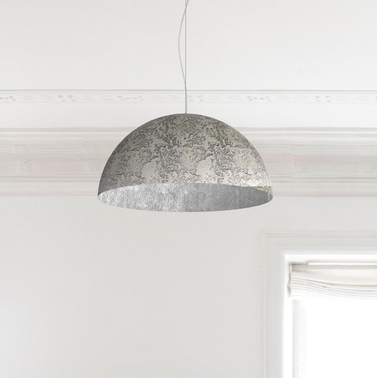 HÄNGELEUCHTE - Grau, Metall (60/60/30cm) - Lumicom