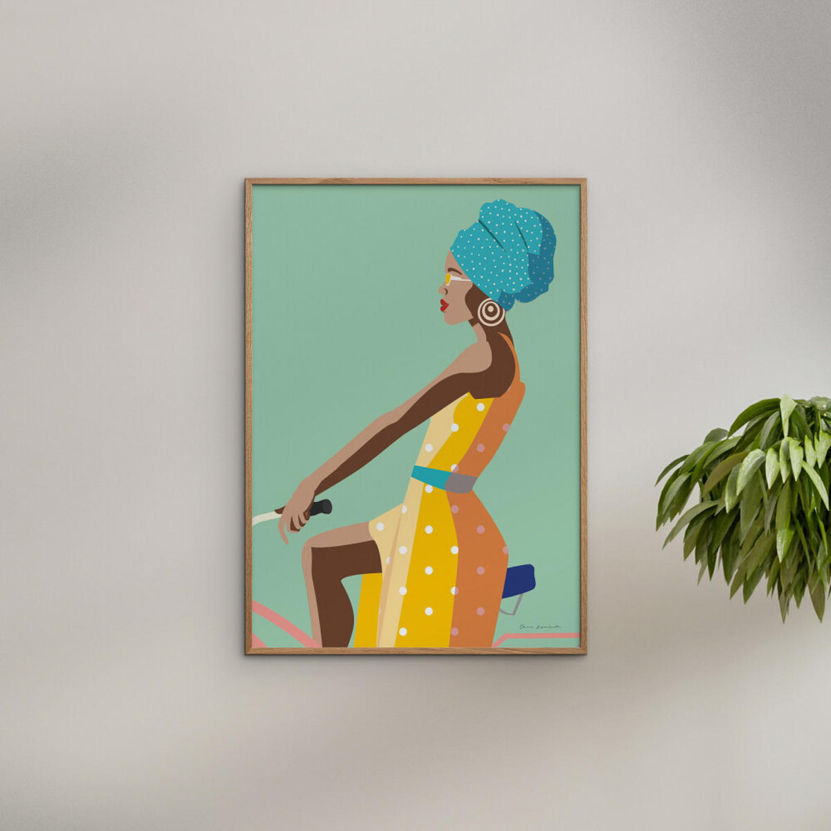 POSTER Wild Apple - Summer Girl II - Multicolor, Papier (50/70/0.1cm) - Poster&Frame