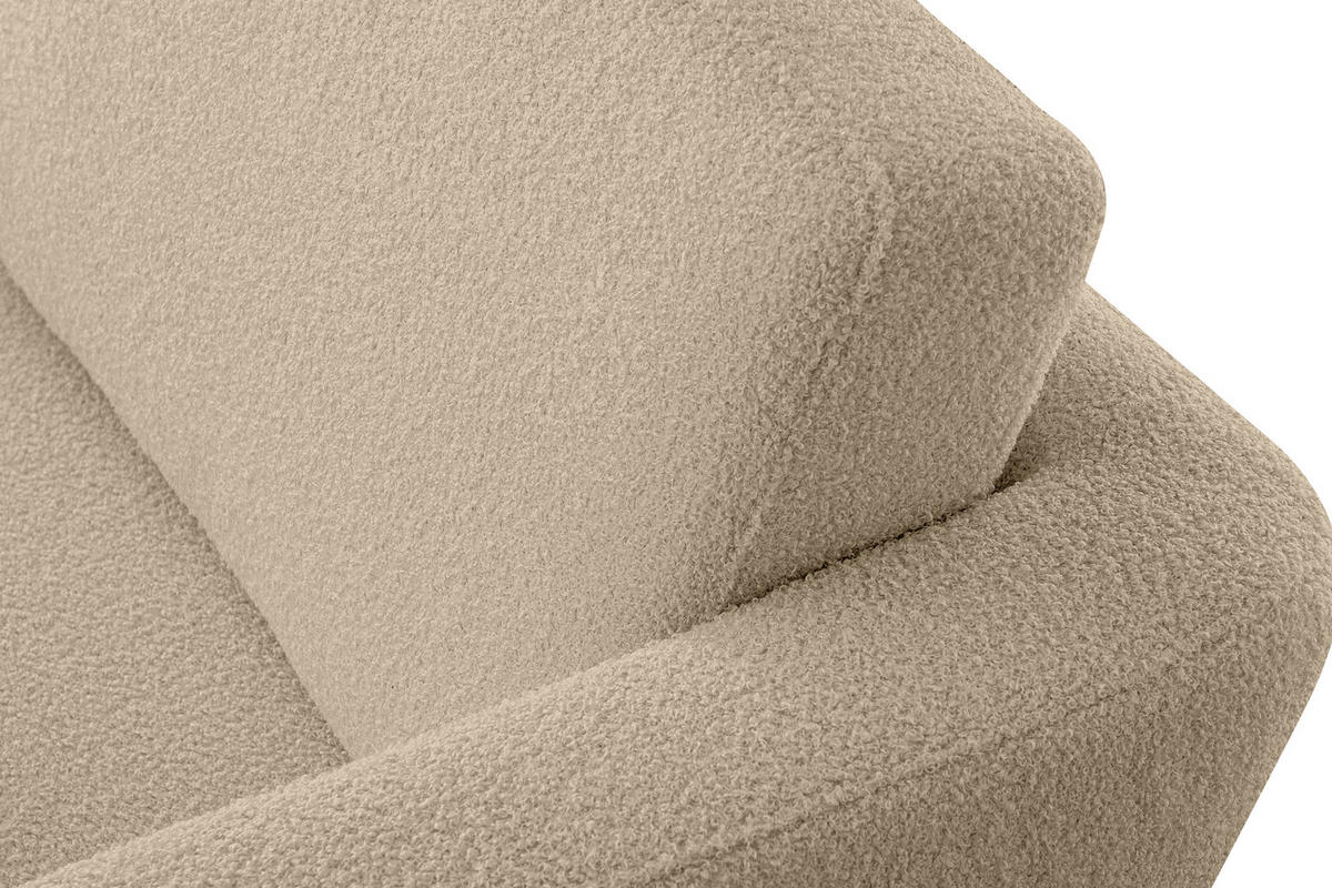 SESSEL TAGIO Massivholz-Beine, Beige - Beige/Braun, Buchenholz/Textil (86/80/88cm) - KONSIMO®