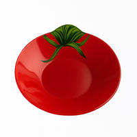 SERVIERSCHALE Aria Fresh Rot 20,5x22xh4 cm Glas - Rot, Glas (22/4/20.5cm) - Mondex