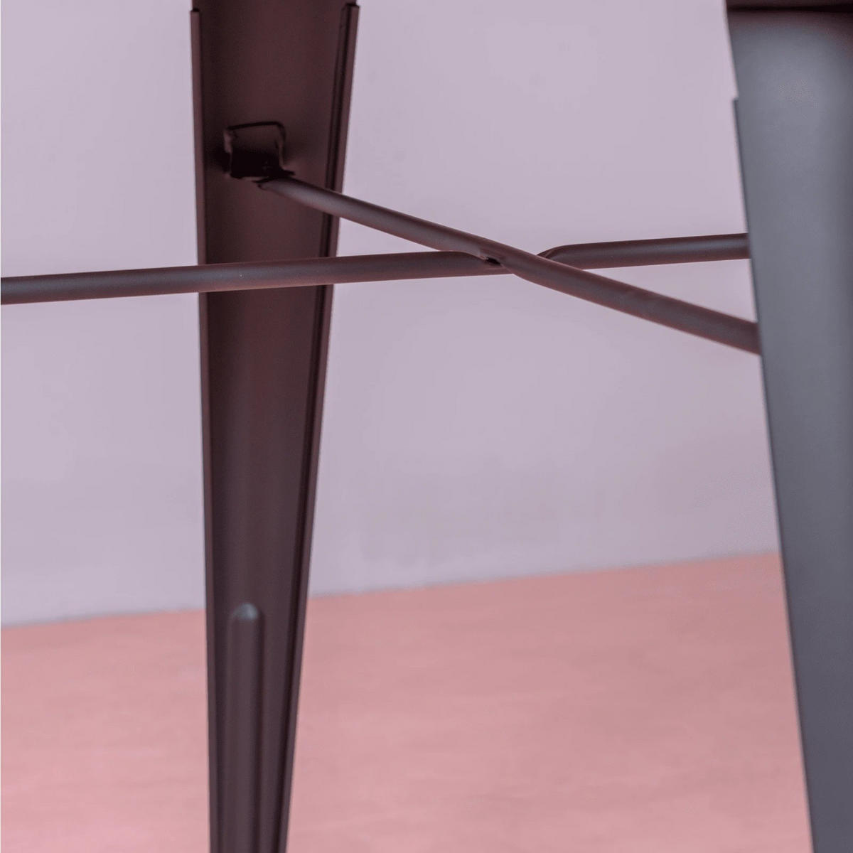 TISCH Quadratisch Schwarz 80/80/78 cm - Schwarz, Metall (80/80/78cm) - Nest Dream