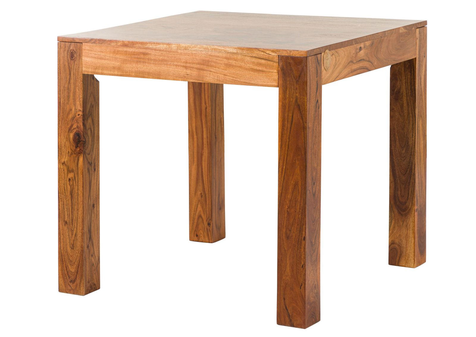 ESSTISCH Akazie 80x80x76 honig lackiert OXFORD #31 - Braun, Holz (80/80/76cm) - Massivmoebel24