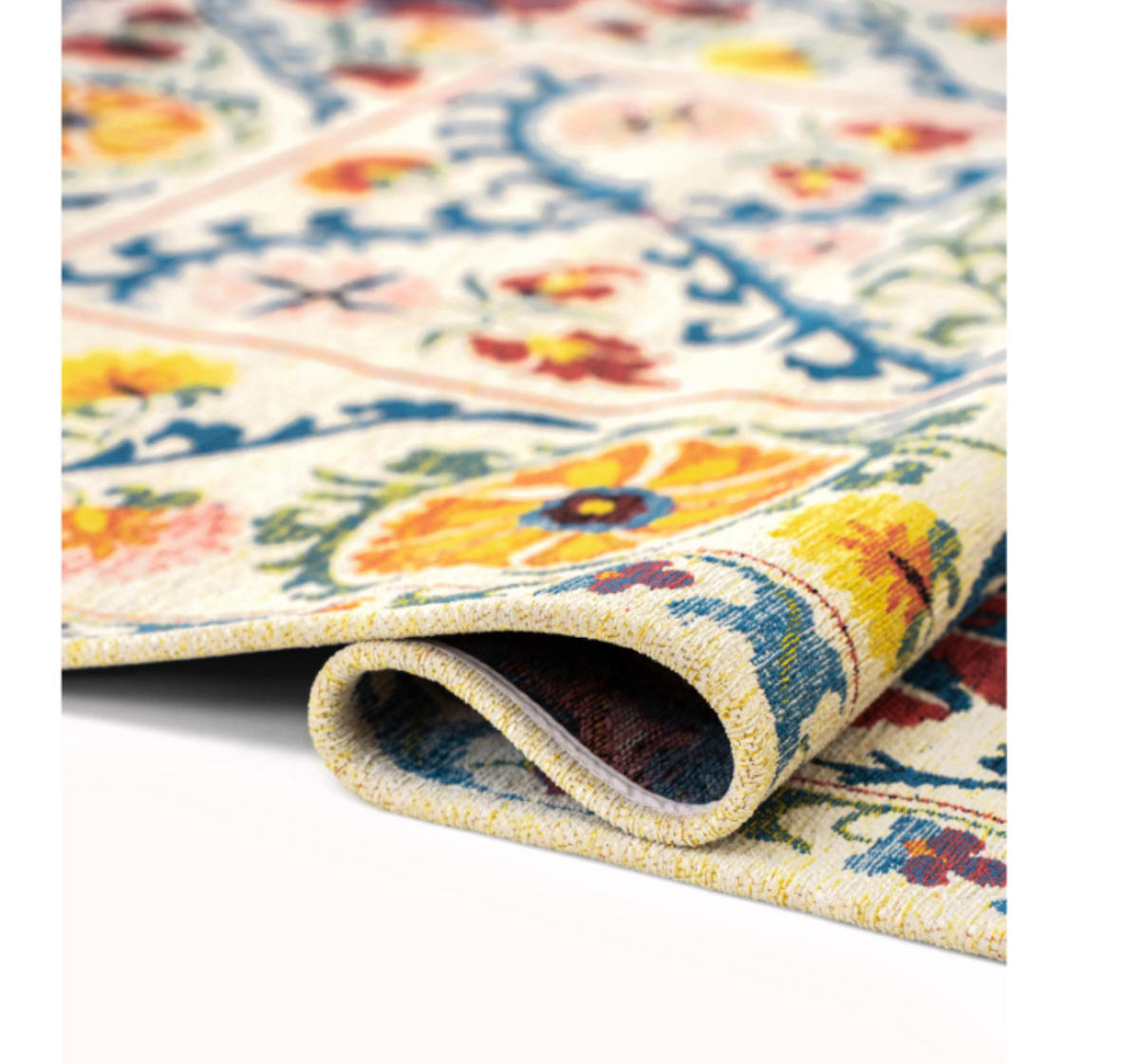TEPPICH Flachgewebe Orient TABRY Weiß 240 x 340 cm - Weiß, Textil (240/340cm) - Novatrend