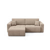 ECKSOFA Augusto - Beige, Holzwerkstoff/Textil (244/149cm) - Fun Möbel
