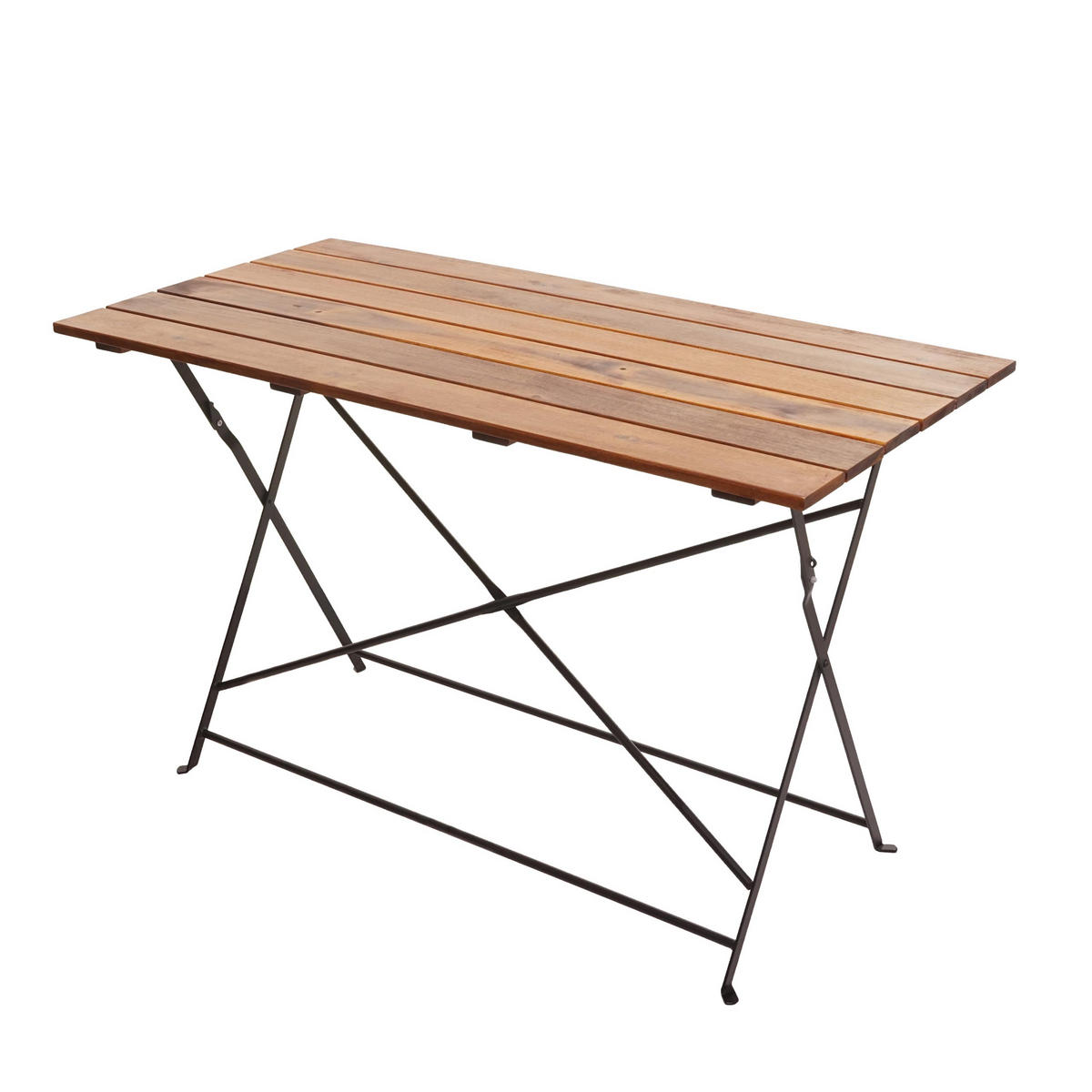 BIERGARTENTISCH KLAPPBAR rechteck Dunkelbraun - Dunkelbraun, Holz - MCW