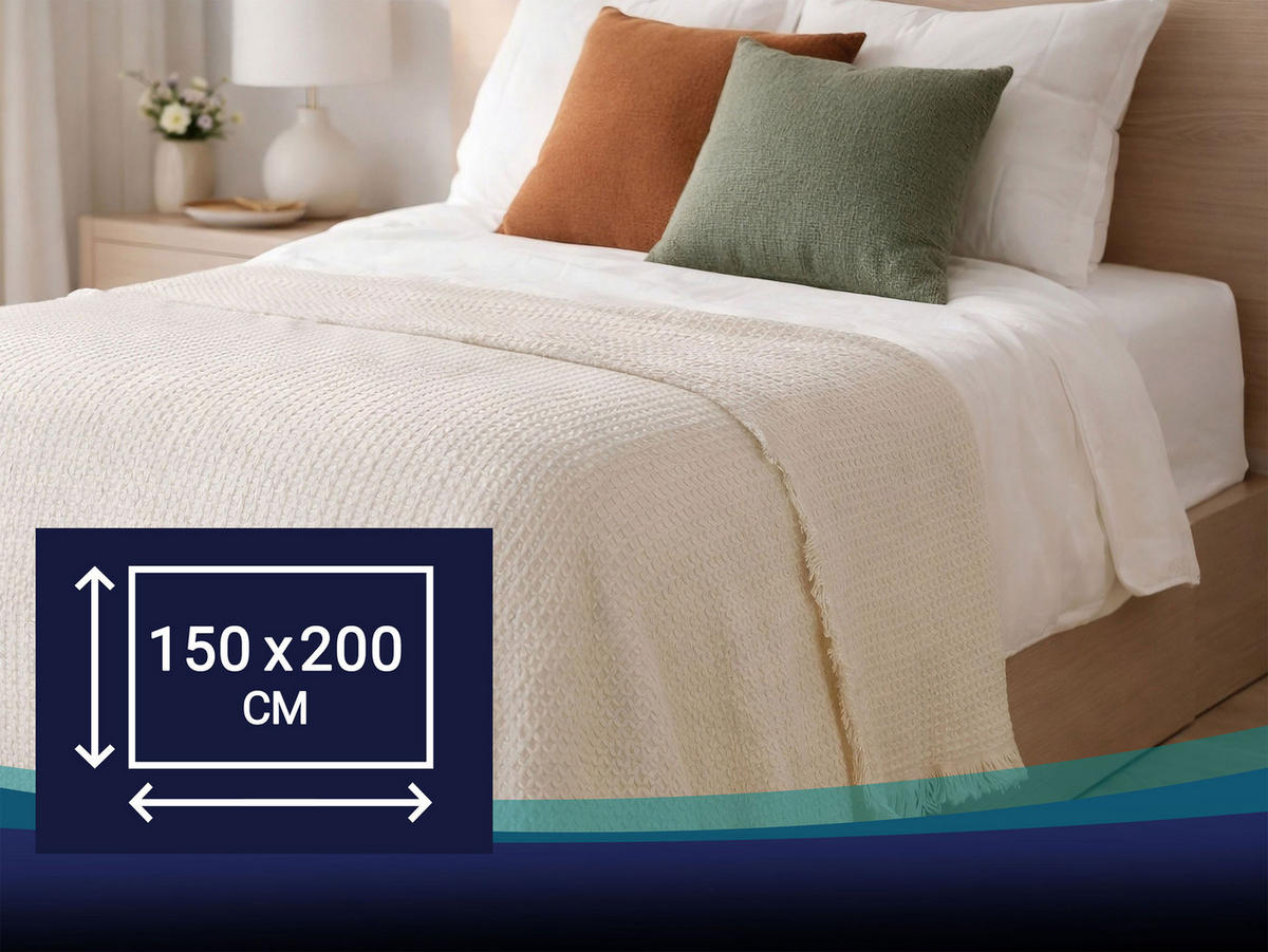 KUSCHELDECKE, 150x200 cm, 100% Polyacryl - Beige, Textil (150/200cm) - Zollner