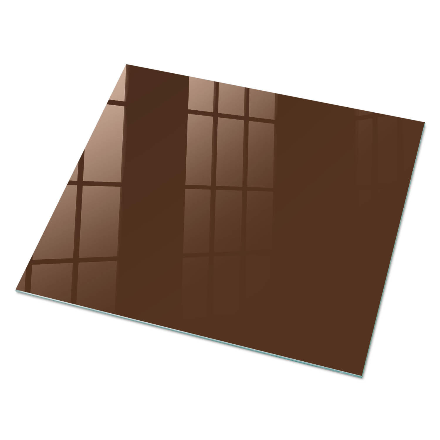 ArtPrintCave Glasplatte Grau 80x60x0.4 cm