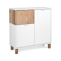 KOMMODE Menorca 79/86/35 cm Old Style,Weiß - Weiß, Holzwerkstoff (79/86/35cm) - Finori GmbH