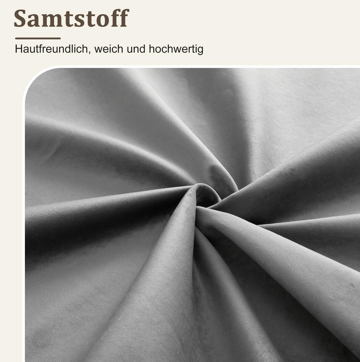 BETT 90/180/200 cm in Grau aus Samt mit LED-Beleuchtung und USB-/Type-C-Anschlüssen - Grau, Textil (180/200cm) - Flora Grace
