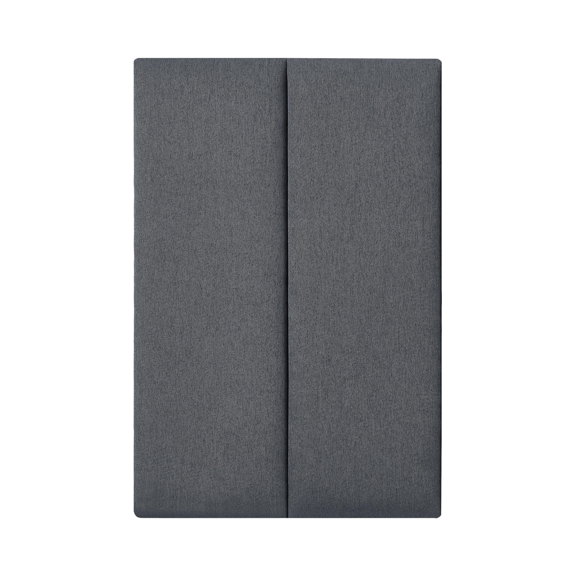 KOPFPOLSTER-SET 2 TLG. Carpino - Dunkelgrau, Textil (3/30/90cm) - [neu.haus]