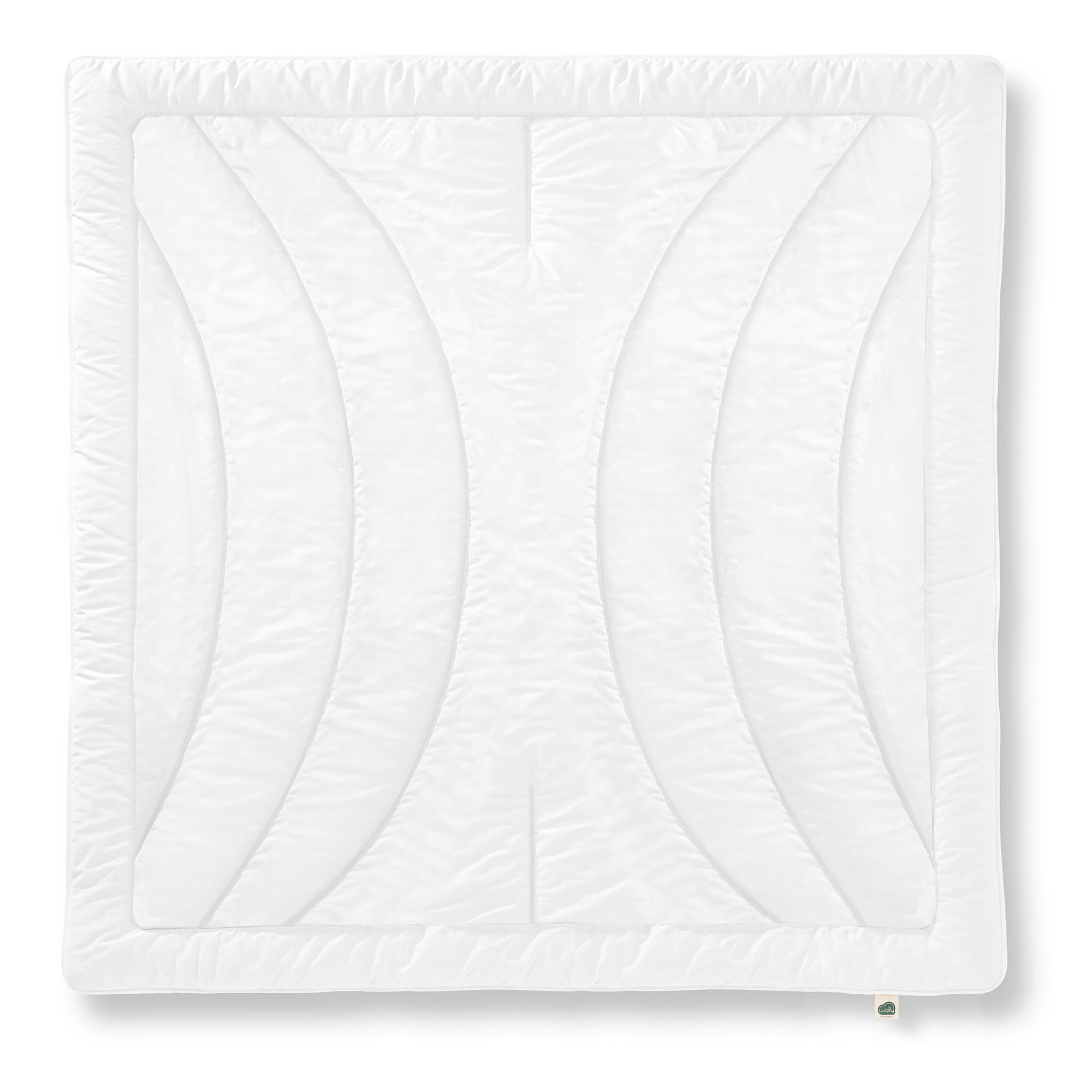WINTERBETTDECKE MERINOWOLLE Schurwolle warm - Weiß, Naturmaterialien/Textil (200/200cm) - wolly