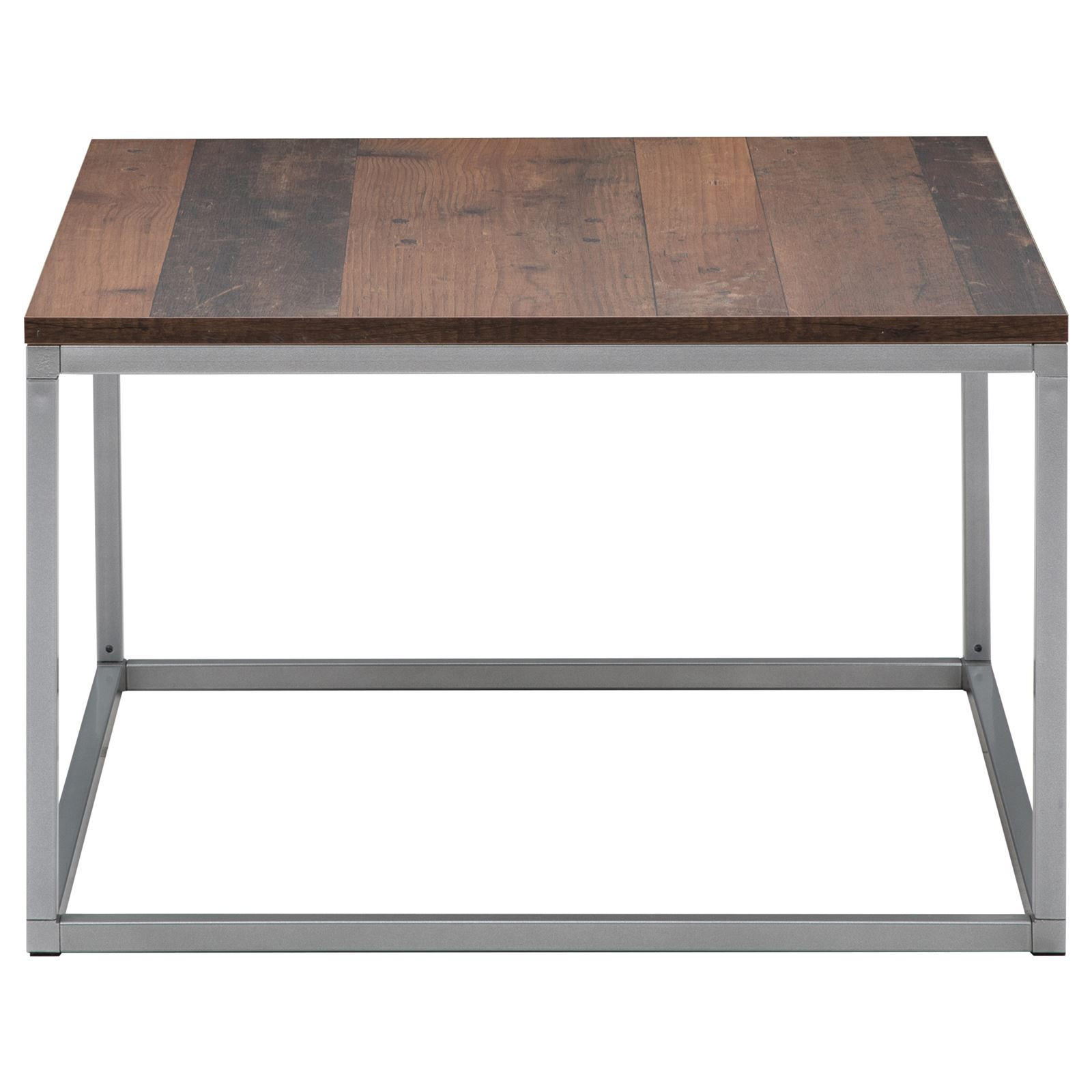 COUCHTISCH NOVY - Dunkelbraun/Grau, Holzwerkstoff (67/67/42cm) - CARO-Möbel