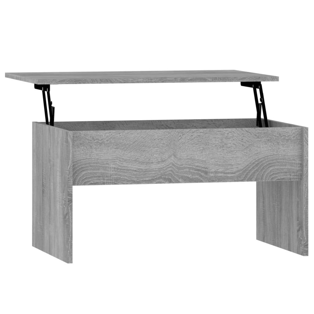 COUCHTISCH Grau Sonoma 80x50,5x41,5 cm Holzwerkstoff - Grau, Holzwerkstoff (80/50.5/41.5cm) - furnicato