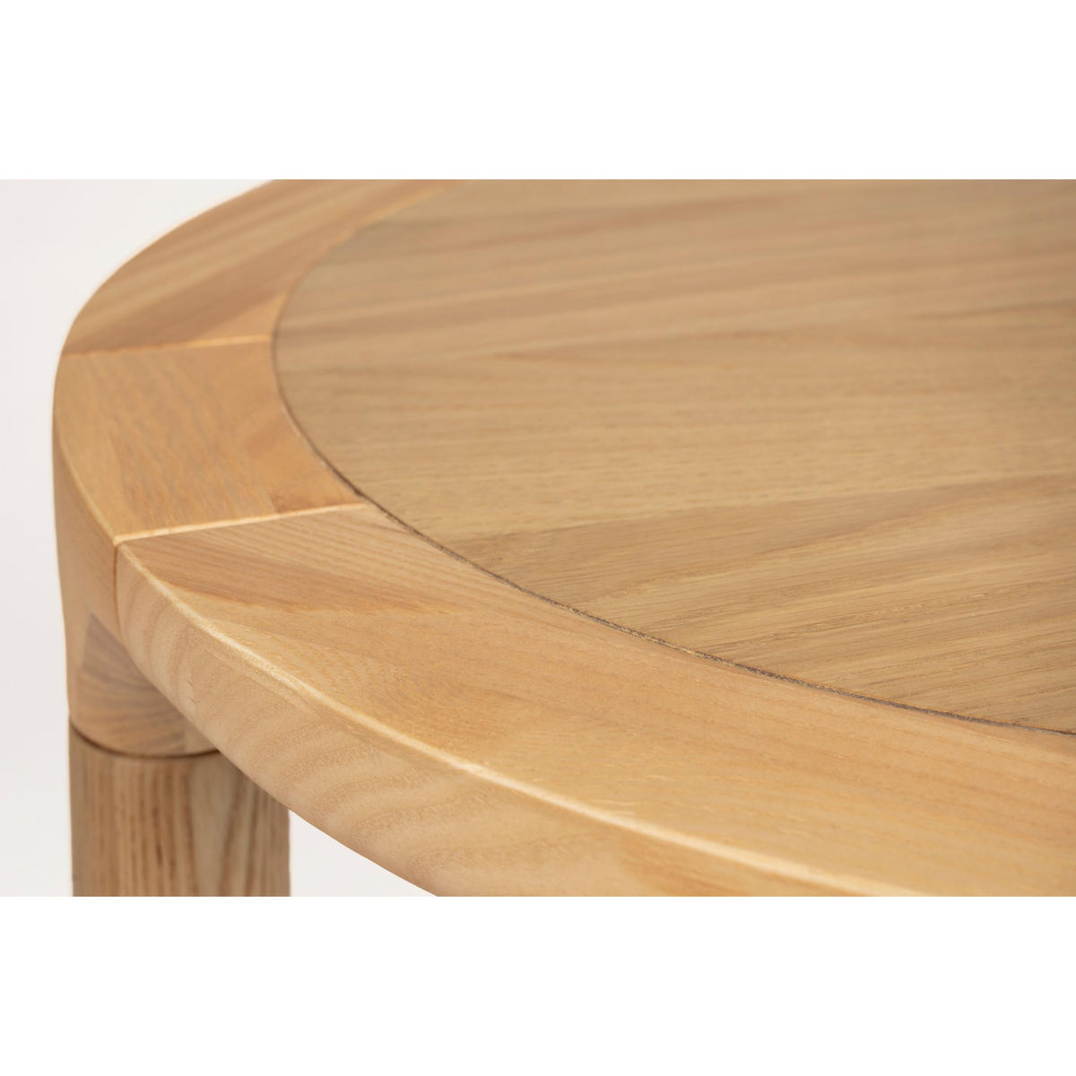 BEISTELLTISCH Storm Rund 45 cm Natural - Naturfarben, Holz (45/45/45cm) - Zuiver