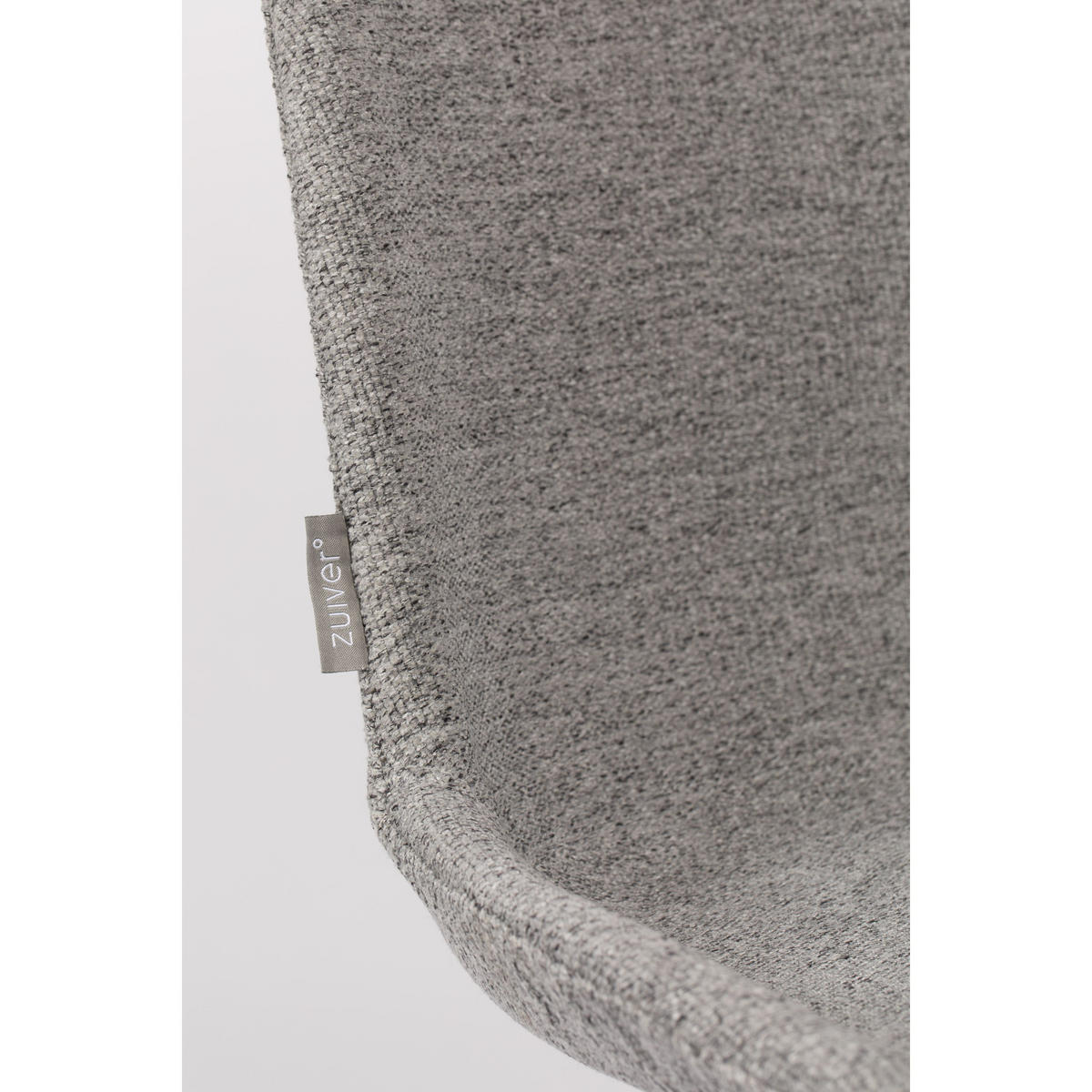 ESSZIMMERSTUHL Albert Kuip Soft Hellgrau - 2 er Set - Grau, Textil (49/81.5/55cm) - Zuiver