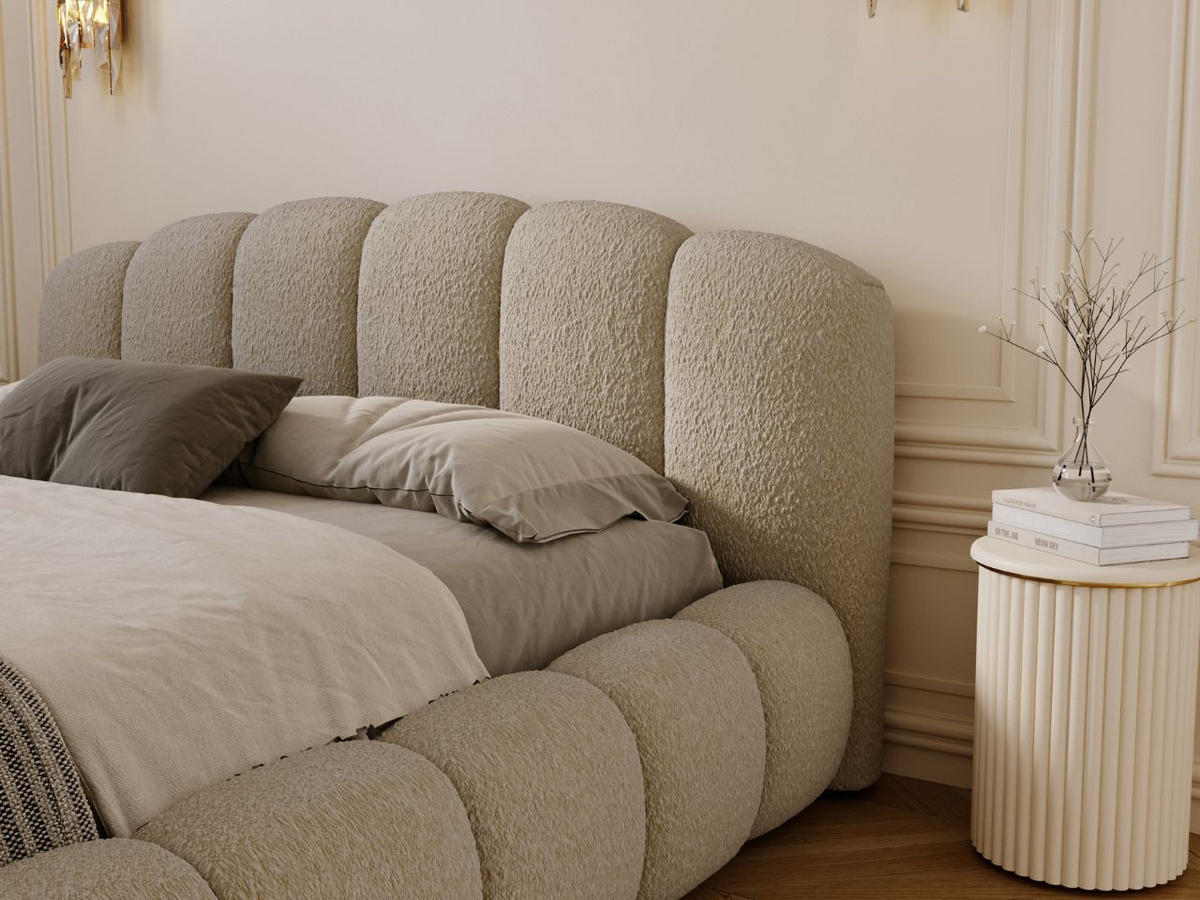 POLSTERBETT CLOUD SOFT - Beige, Textil (146/234cm) - Graingold