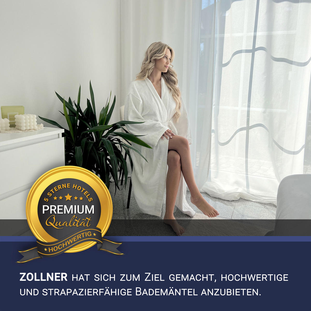 BADEMANTEL, S, 100% Baumwolle, Weiß - Weiß, Textil (Snull) - Zollner
