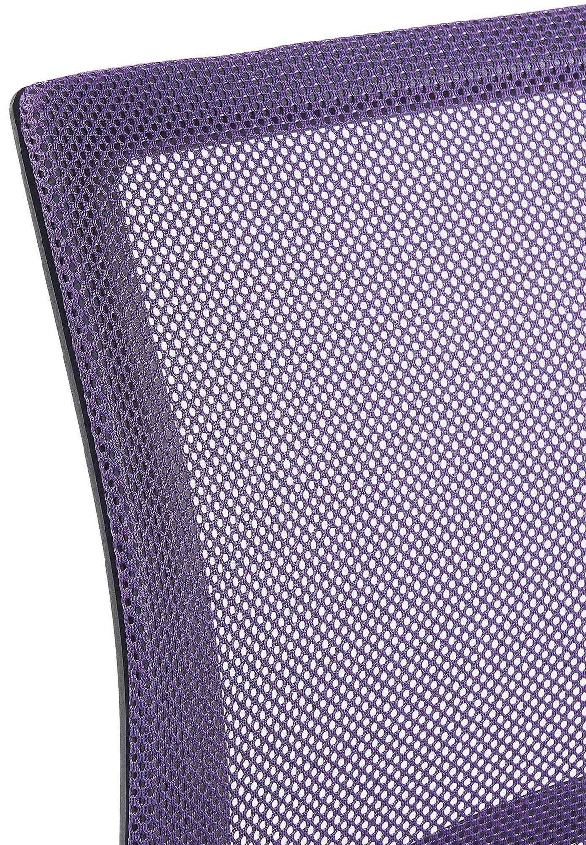 DREHSTUHL Lederlook lila - Lila/Schwarz, Kunststoff/Textil (59/88/52cm) - CLP