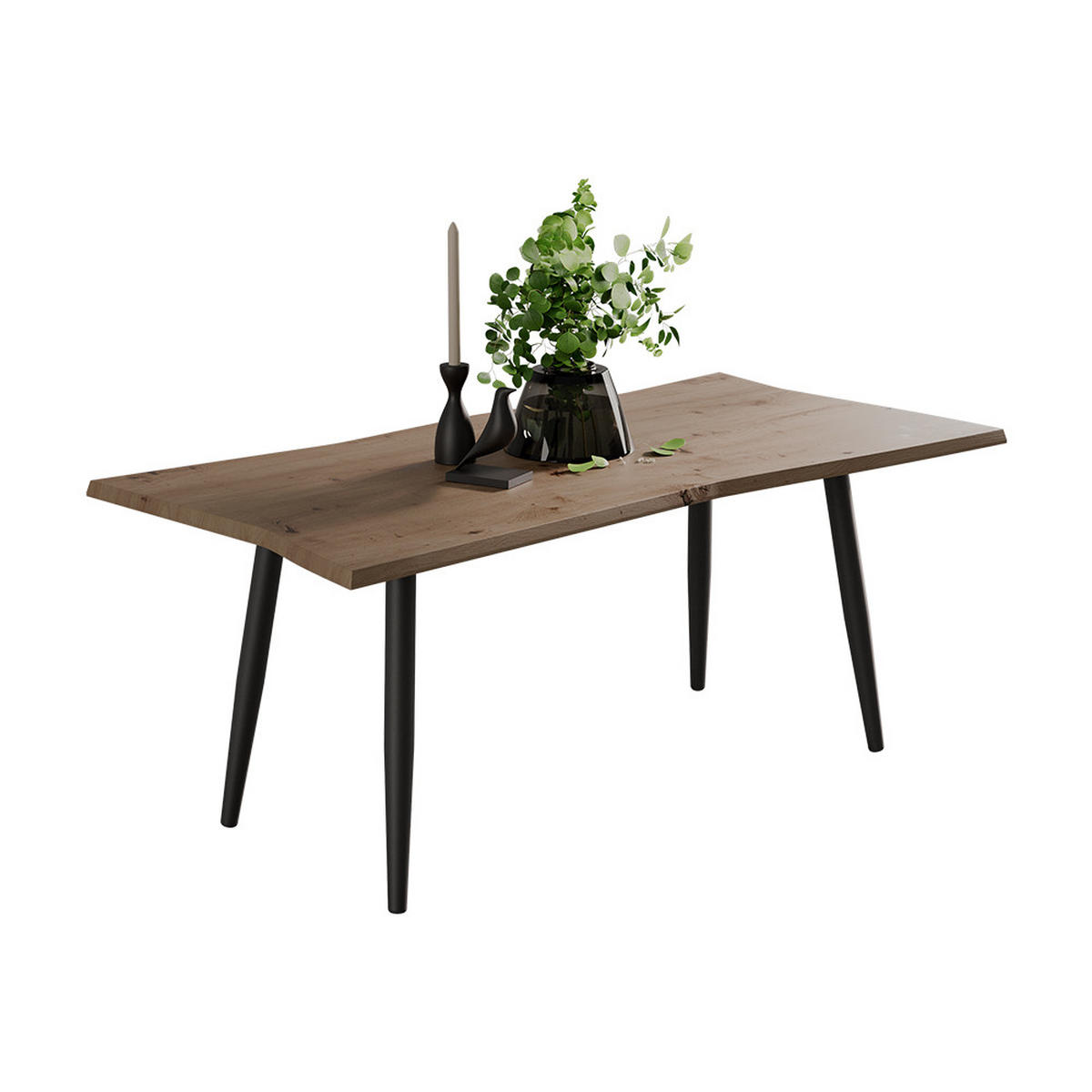 COUCHTISCH Yan Artisan 100 x 50 cm - Hellgrau, Holzwerkstoff (50/100/40cm) - Vicco