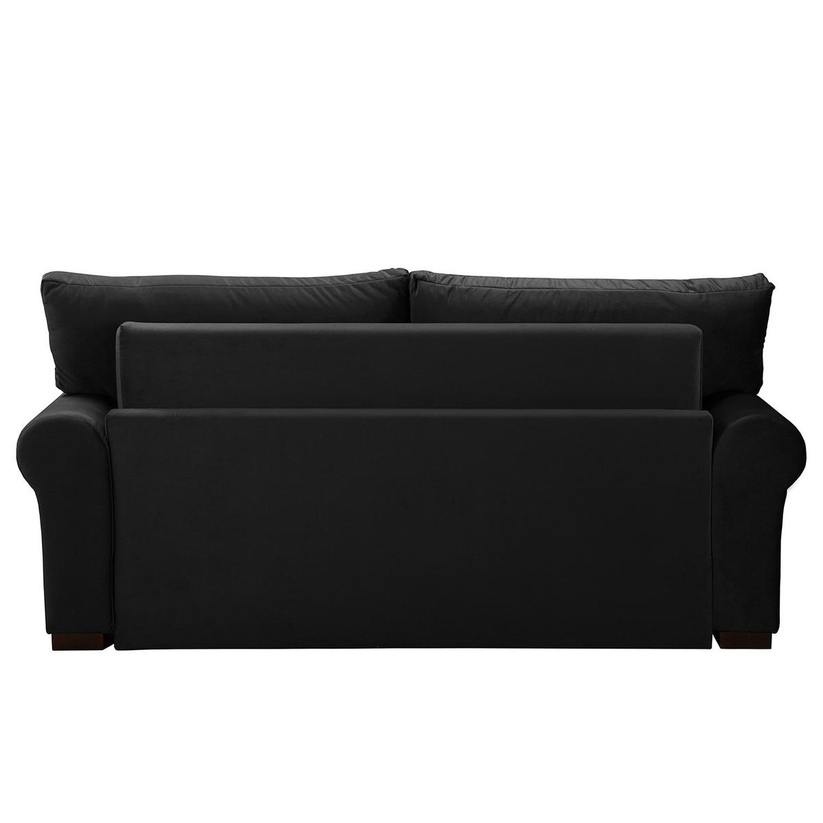 SCHLAFSOFA - Transparent/Anthrazit, Birkenholz/Textil (205/95/90cm) - home24