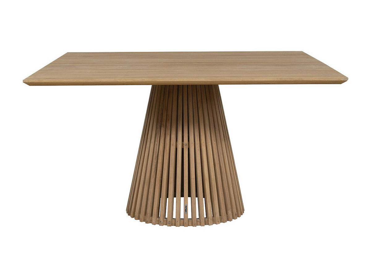 GARTENTISCH - 4 Personen, 8 Personen - Holz, Platte - Naturfarben Hell - Naturfarben, Holz (135/135/75cm) - Vente-Unique
