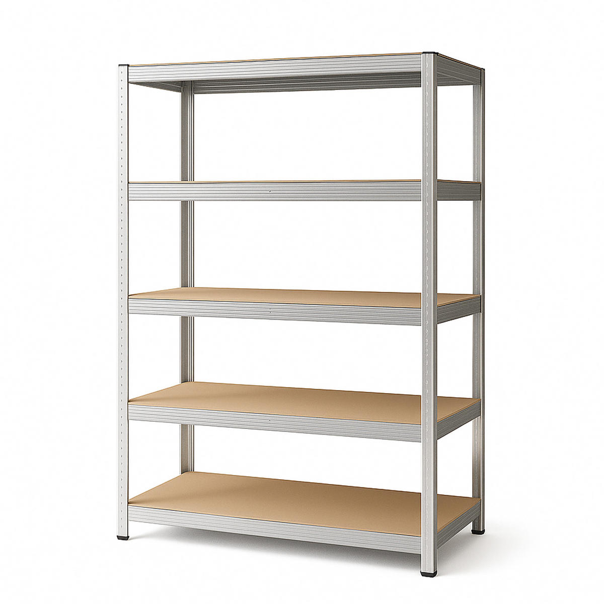 SCHWERLASTREGAL 180x40x90 cm - Silberfarben, Metall (90/180/40cm) - Bestlivings