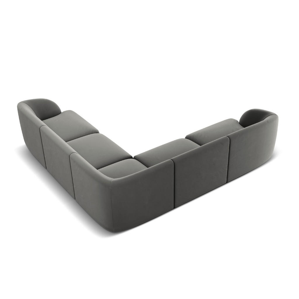 Thumbnail - Micadoni Wendbares-Ecksofa, Hellgrau, Textil, 5-Sitzer, L-Form, 255x255 cm, Hergestellt in Europa, Oeko-Tex®, Wohnzimmer...