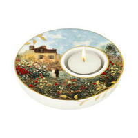 KERZENHALTER Claude Monet - Das Künstlerhaus, Porzellan - Multicolor, Keramik (12/4/12cm) - Goebel