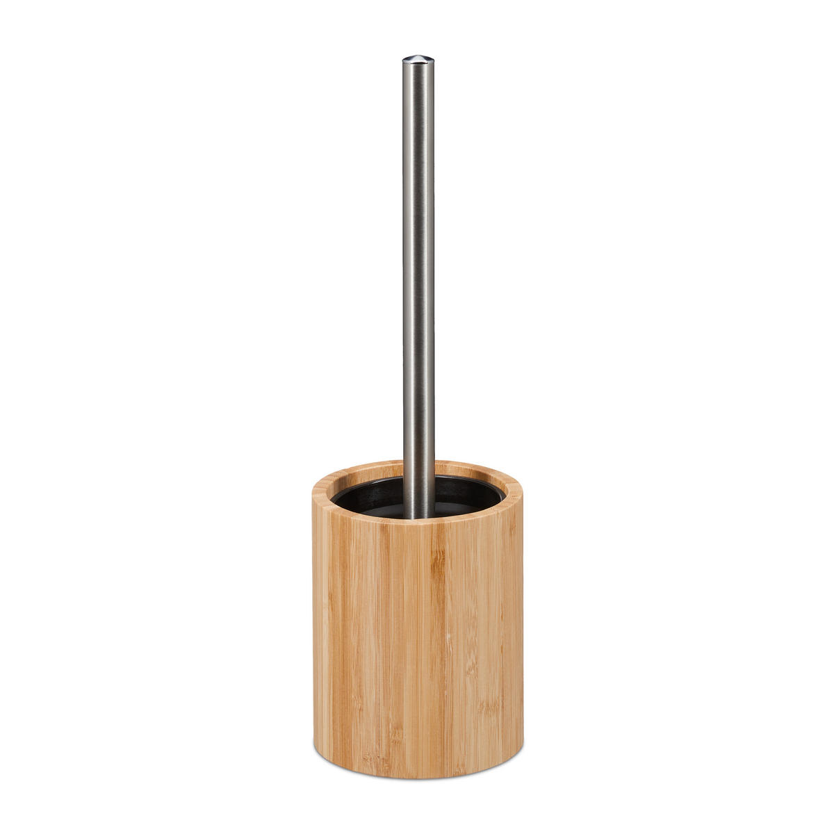 SILIKONTOILETTENBÜRSTE - Multicolor, Holz/Kunststoff (10.5/35/10.5cm) - Relaxdays