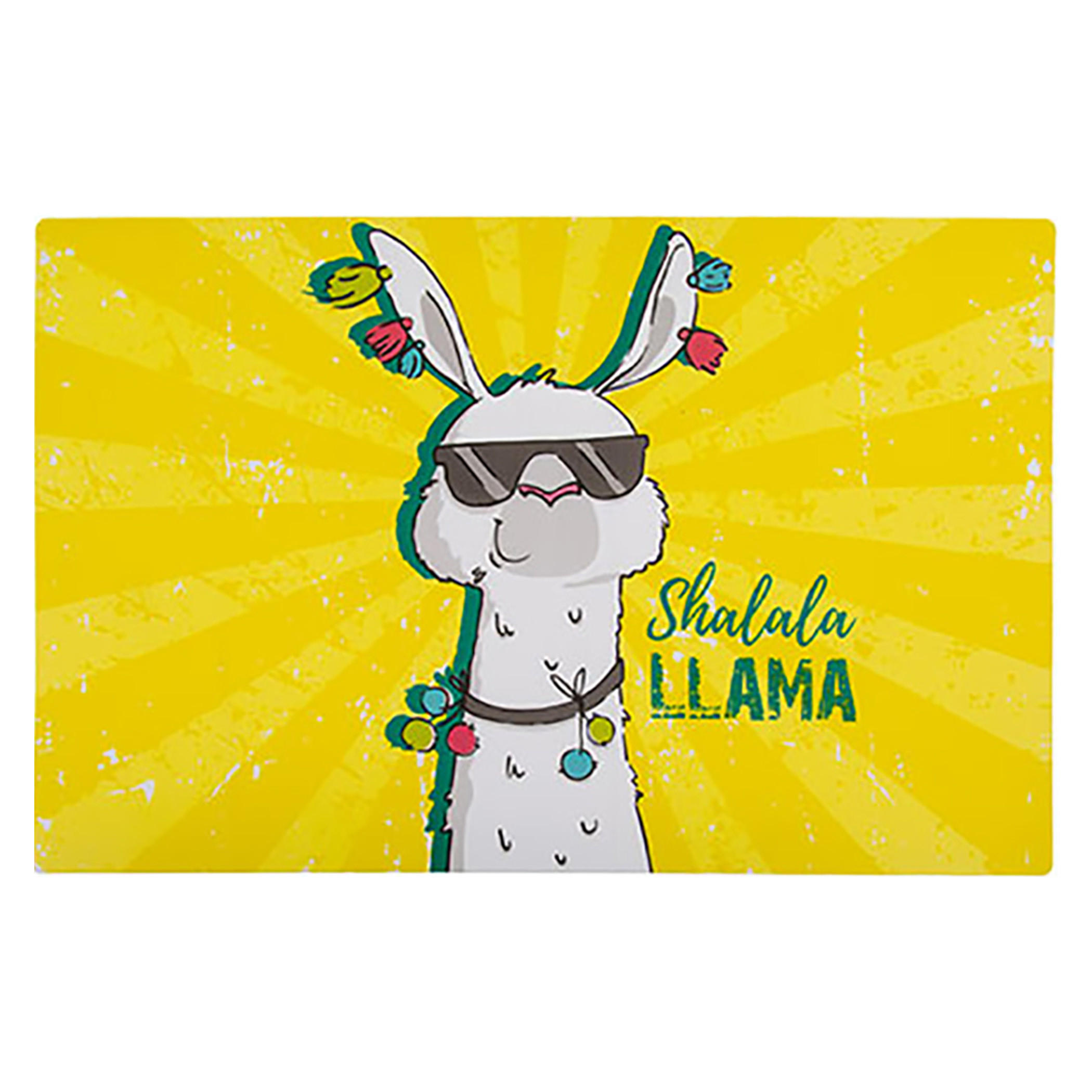 PLATZSET Lama Tischset Shalala Lama Gelb - Gelb, Kunststoff (1/43/28cm) - TiborTex