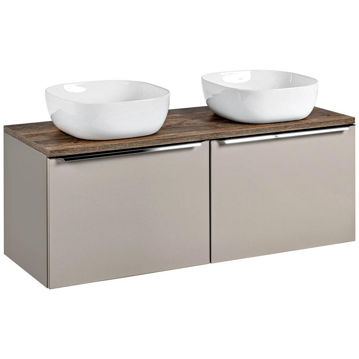 WASCHTISCH Puebla-56 - Beige, Holzwerkstoff (120/64/46cm) - Lomado